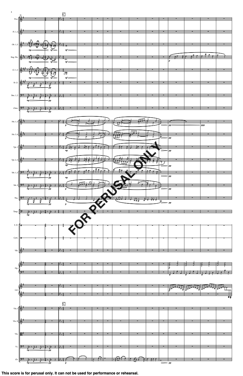 Watermarked Score